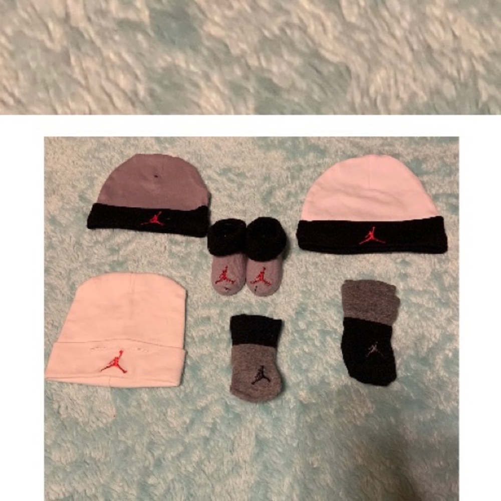 Baby boys Jordan hats & socks (6 items)